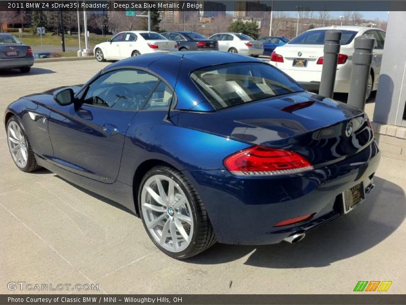  2011 Z4 sDrive35i Roadster Deep Sea Blue Metallic