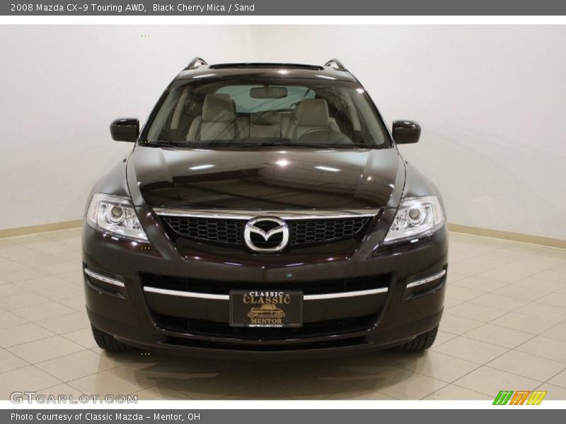 Black Cherry Mica / Sand 2008 Mazda CX-9 Touring AWD