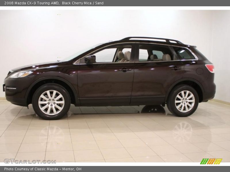 Black Cherry Mica / Sand 2008 Mazda CX-9 Touring AWD