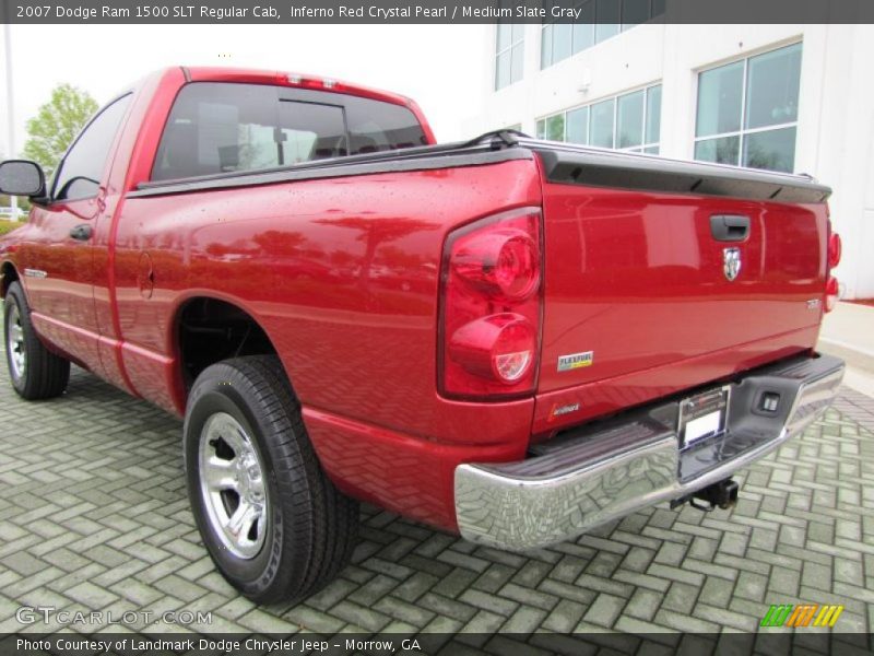 Inferno Red Crystal Pearl / Medium Slate Gray 2007 Dodge Ram 1500 SLT Regular Cab