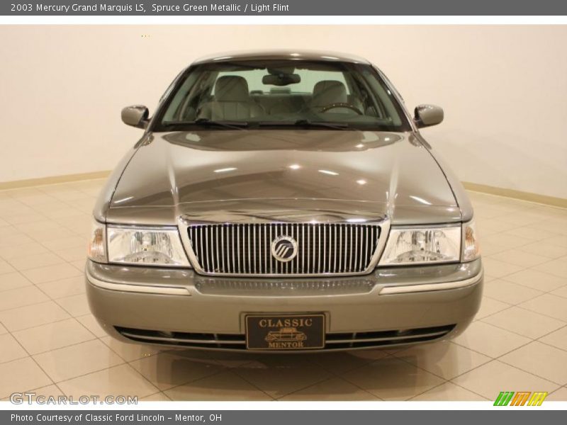 Spruce Green Metallic / Light Flint 2003 Mercury Grand Marquis LS