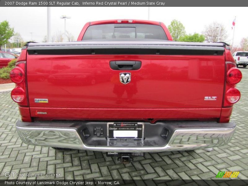 Inferno Red Crystal Pearl / Medium Slate Gray 2007 Dodge Ram 1500 SLT Regular Cab