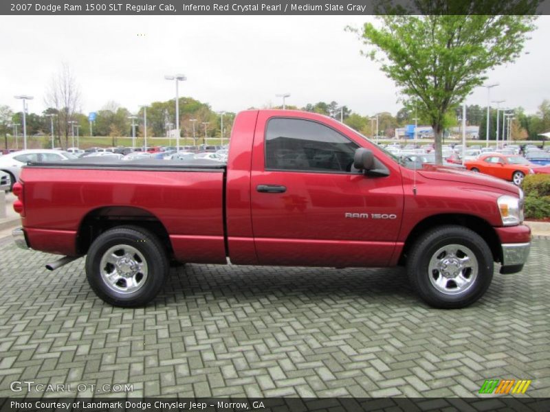 Inferno Red Crystal Pearl / Medium Slate Gray 2007 Dodge Ram 1500 SLT Regular Cab