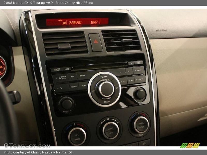 Black Cherry Mica / Sand 2008 Mazda CX-9 Touring AWD