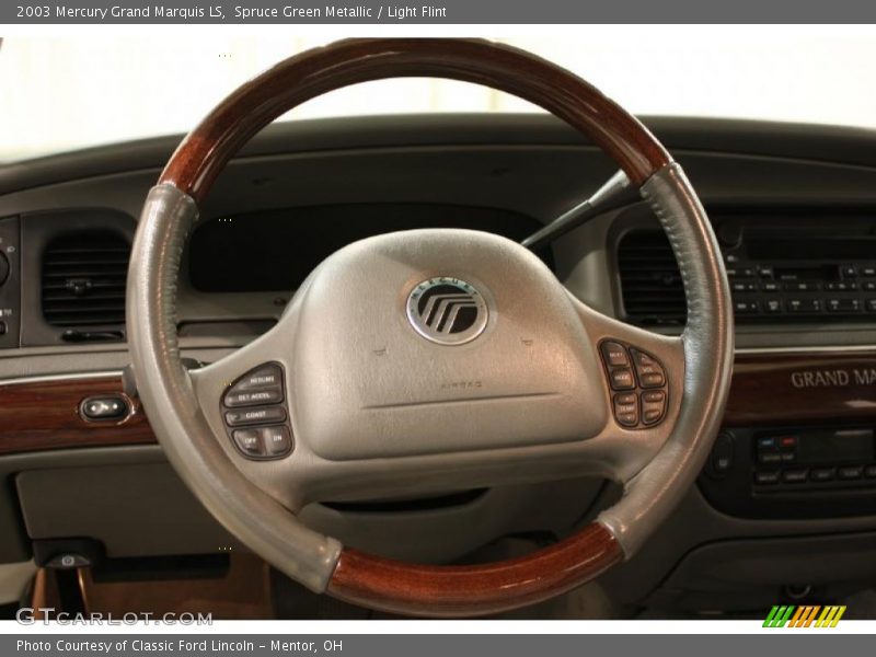 Spruce Green Metallic / Light Flint 2003 Mercury Grand Marquis LS