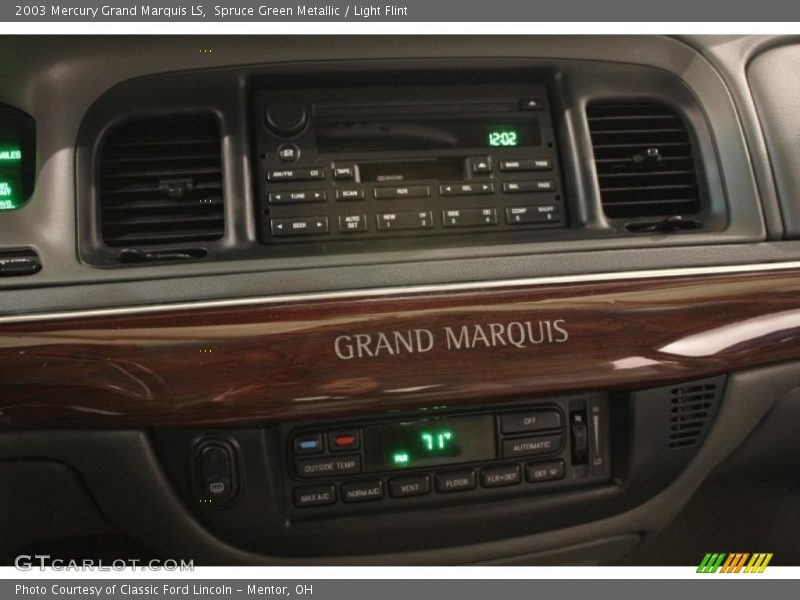 Spruce Green Metallic / Light Flint 2003 Mercury Grand Marquis LS