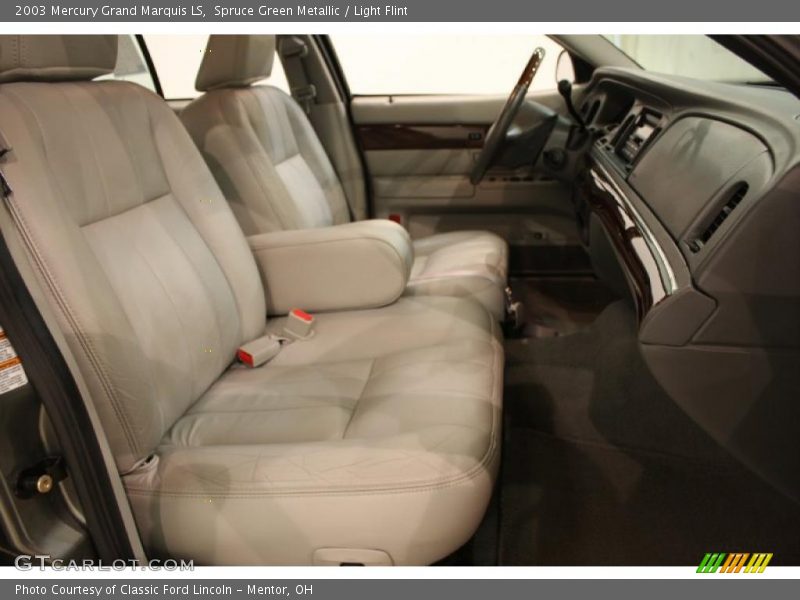 Spruce Green Metallic / Light Flint 2003 Mercury Grand Marquis LS