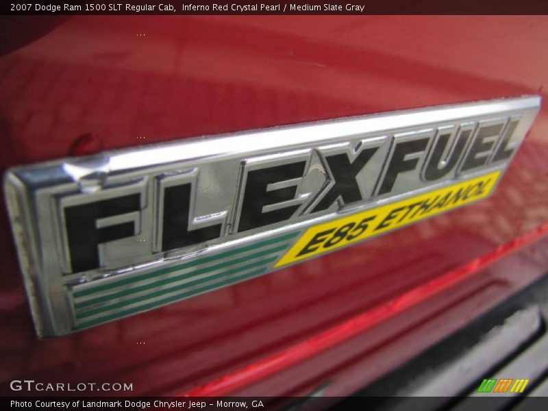 Inferno Red Crystal Pearl / Medium Slate Gray 2007 Dodge Ram 1500 SLT Regular Cab
