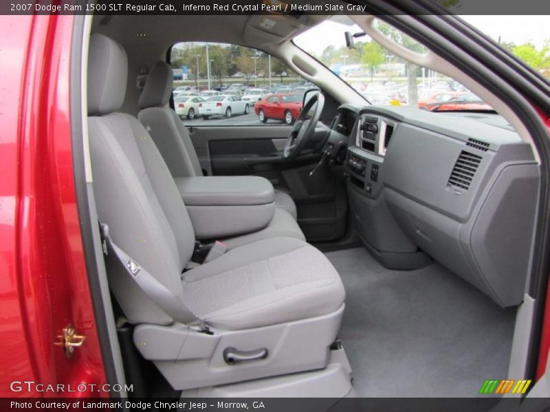 Inferno Red Crystal Pearl / Medium Slate Gray 2007 Dodge Ram 1500 SLT Regular Cab