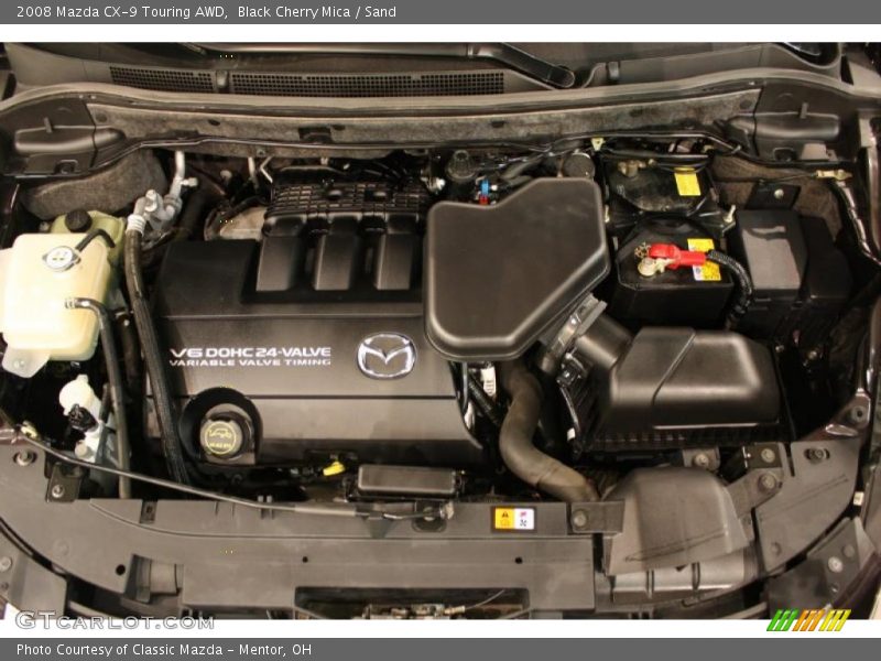 Black Cherry Mica / Sand 2008 Mazda CX-9 Touring AWD