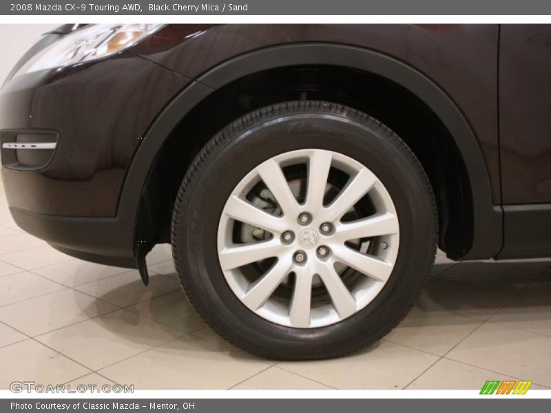 Black Cherry Mica / Sand 2008 Mazda CX-9 Touring AWD
