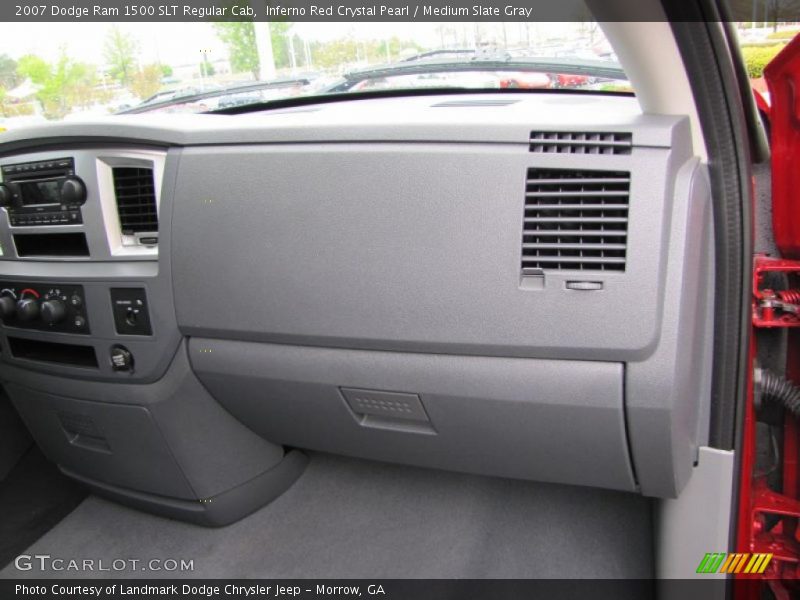 Inferno Red Crystal Pearl / Medium Slate Gray 2007 Dodge Ram 1500 SLT Regular Cab