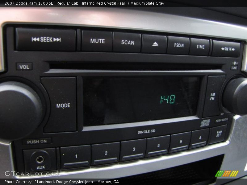 Inferno Red Crystal Pearl / Medium Slate Gray 2007 Dodge Ram 1500 SLT Regular Cab