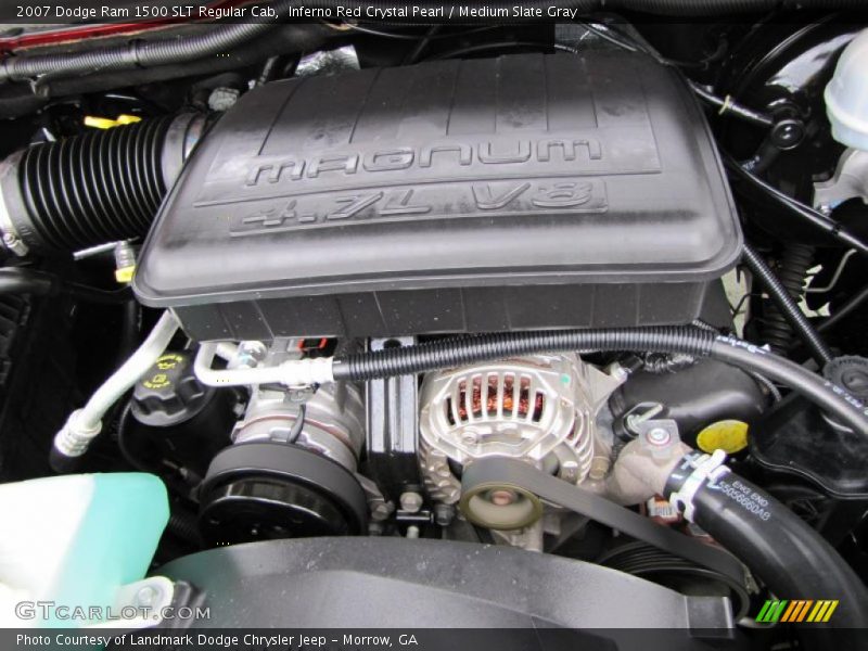 Inferno Red Crystal Pearl / Medium Slate Gray 2007 Dodge Ram 1500 SLT Regular Cab