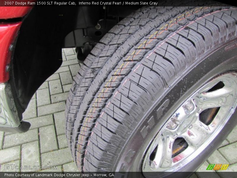 Inferno Red Crystal Pearl / Medium Slate Gray 2007 Dodge Ram 1500 SLT Regular Cab