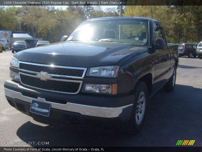 Dark Blue Metallic / Dark Charcoal 2006 Chevrolet Silverado 1500 Regular Cab