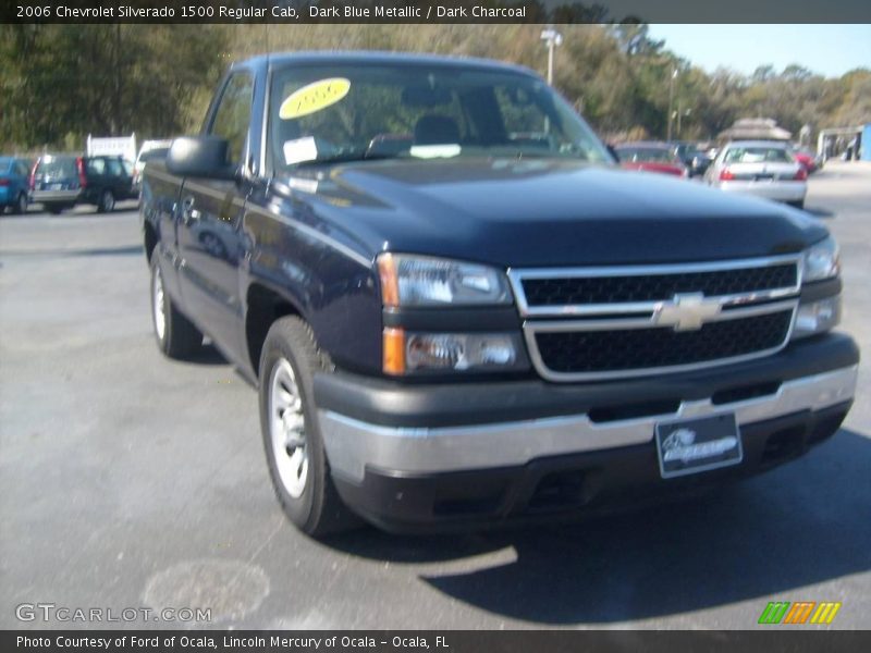 Dark Blue Metallic / Dark Charcoal 2006 Chevrolet Silverado 1500 Regular Cab