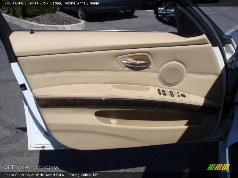 Alpine White / Beige 2008 BMW 3 Series 335xi Sedan