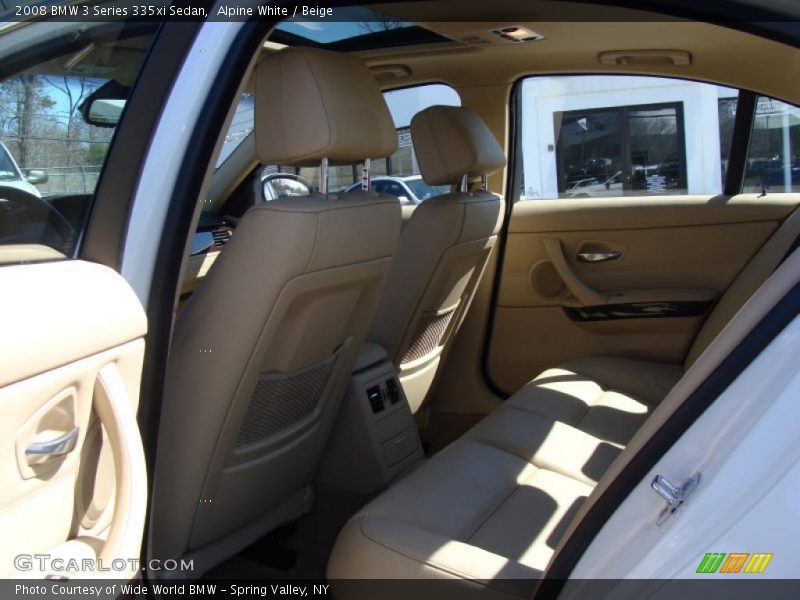 Alpine White / Beige 2008 BMW 3 Series 335xi Sedan