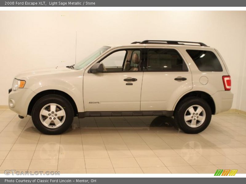 Light Sage Metallic / Stone 2008 Ford Escape XLT