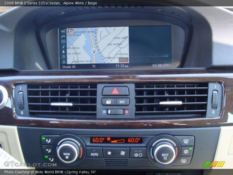 Alpine White / Beige 2008 BMW 3 Series 335xi Sedan