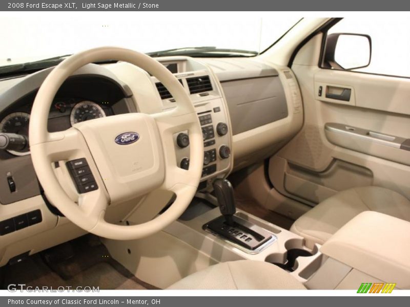 Light Sage Metallic / Stone 2008 Ford Escape XLT