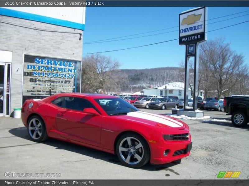 Victory Red / Black 2010 Chevrolet Camaro SS Coupe