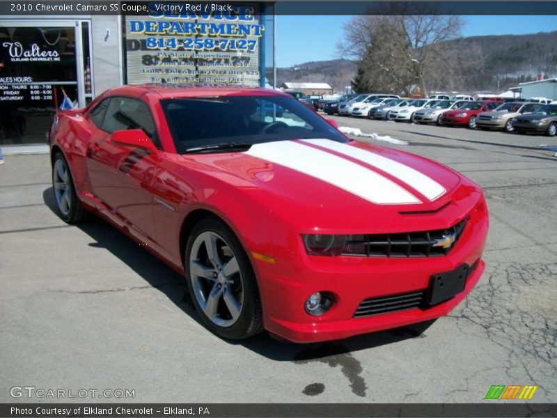Victory Red / Black 2010 Chevrolet Camaro SS Coupe