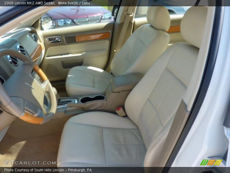 White Suede / Sand 2008 Lincoln MKZ AWD Sedan