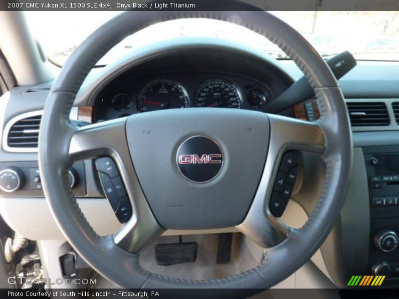 Onyx Black / Light Titanium 2007 GMC Yukon XL 1500 SLE 4x4