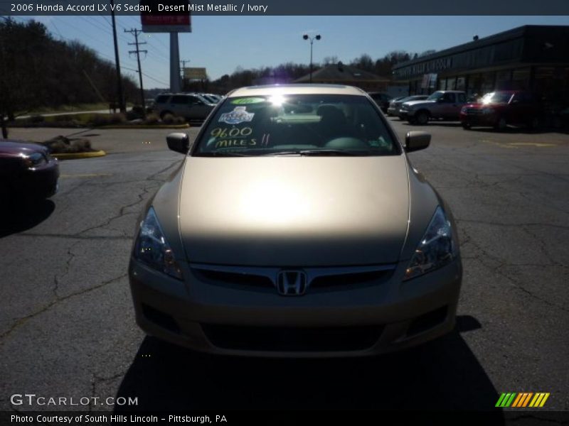 Desert Mist Metallic / Ivory 2006 Honda Accord LX V6 Sedan