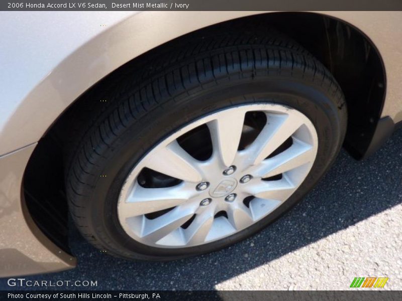Desert Mist Metallic / Ivory 2006 Honda Accord LX V6 Sedan