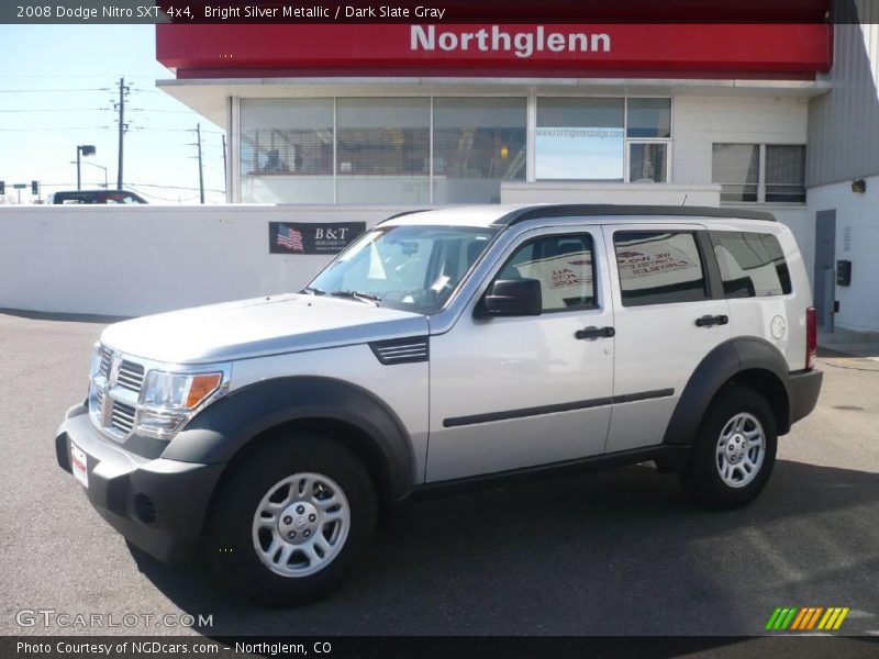 Bright Silver Metallic / Dark Slate Gray 2008 Dodge Nitro SXT 4x4