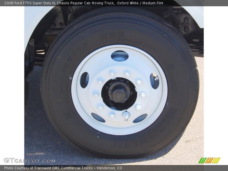 2008 F750 Super Duty XL Chassis Regular Cab Moving Truck Wheel
