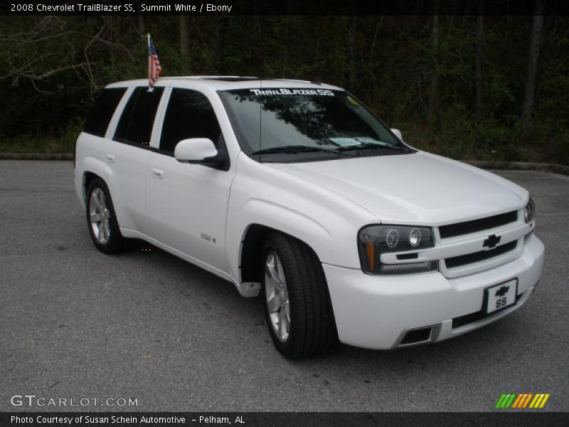 Summit White / Ebony 2008 Chevrolet TrailBlazer SS