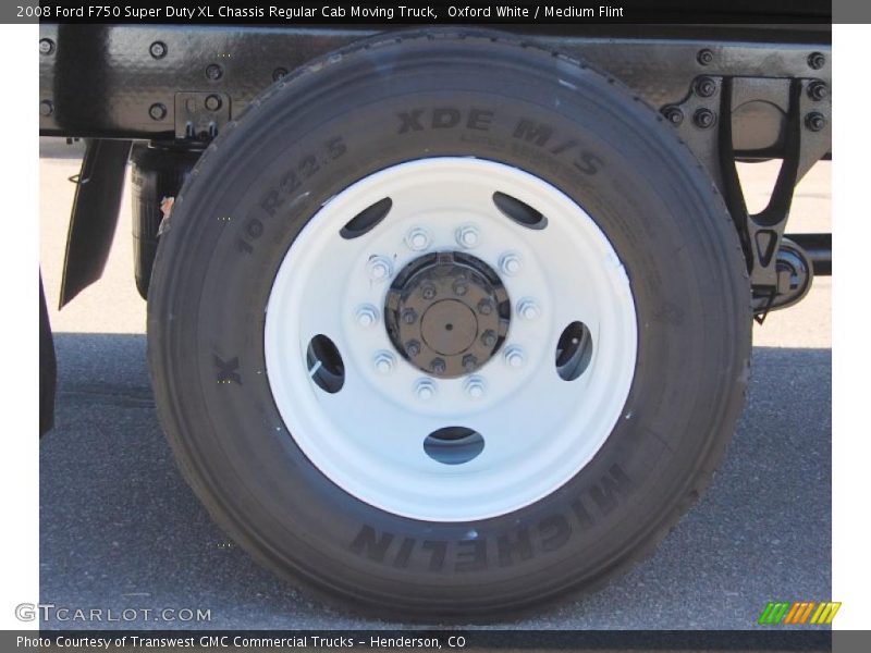  2008 F750 Super Duty XL Chassis Regular Cab Moving Truck Wheel