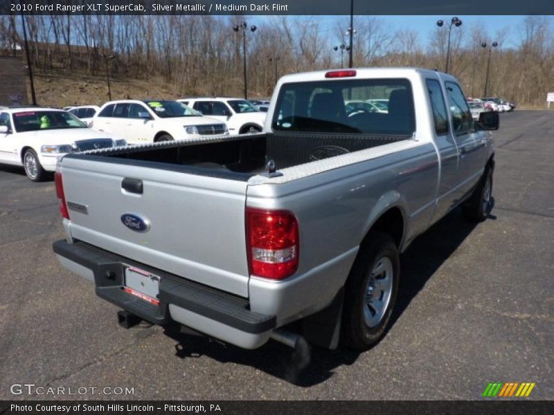 Silver Metallic / Medium Dark Flint 2010 Ford Ranger XLT SuperCab