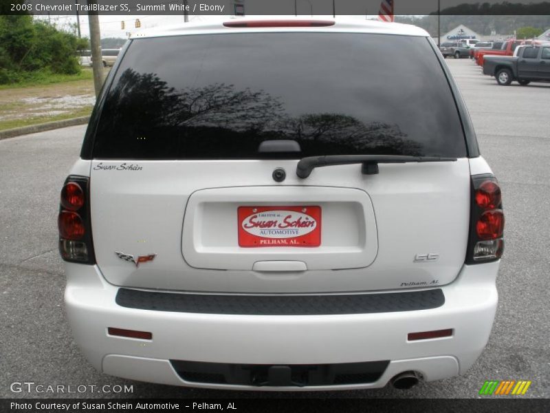 Summit White / Ebony 2008 Chevrolet TrailBlazer SS