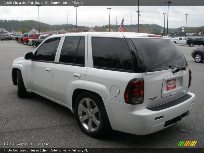 Summit White / Ebony 2008 Chevrolet TrailBlazer SS