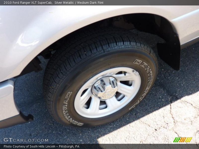 Silver Metallic / Medium Dark Flint 2010 Ford Ranger XLT SuperCab
