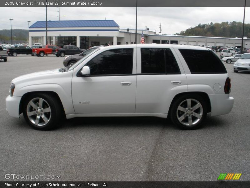 Summit White / Ebony 2008 Chevrolet TrailBlazer SS