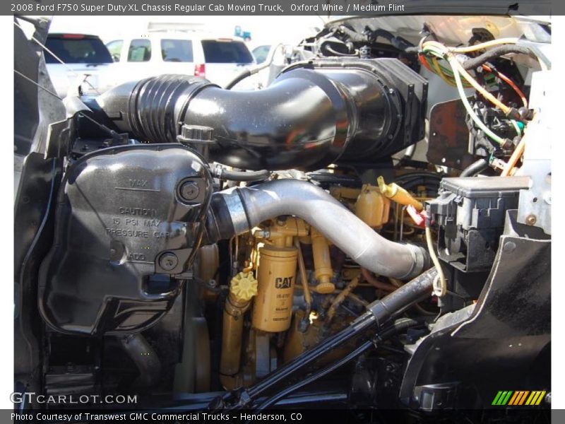  2008 F750 Super Duty XL Chassis Regular Cab Moving Truck Engine - 7.2 Liter Caterpillar C7 Turbo-Diesel Inline 6 Cylinder