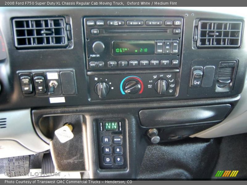 Controls of 2008 F750 Super Duty XL Chassis Regular Cab Moving Truck