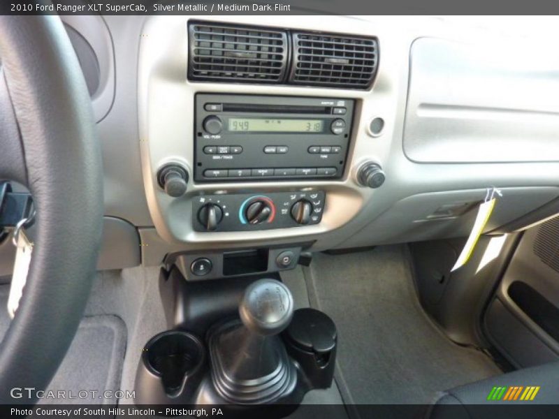 Silver Metallic / Medium Dark Flint 2010 Ford Ranger XLT SuperCab