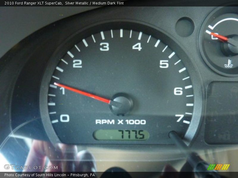 Silver Metallic / Medium Dark Flint 2010 Ford Ranger XLT SuperCab