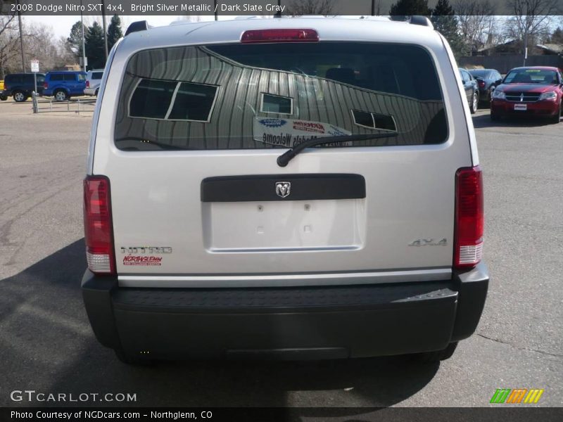 Bright Silver Metallic / Dark Slate Gray 2008 Dodge Nitro SXT 4x4