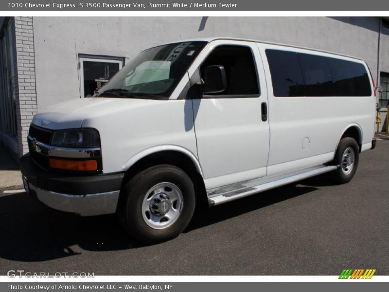 Front 3/4 View of 2010 Express LS 3500 Passenger Van