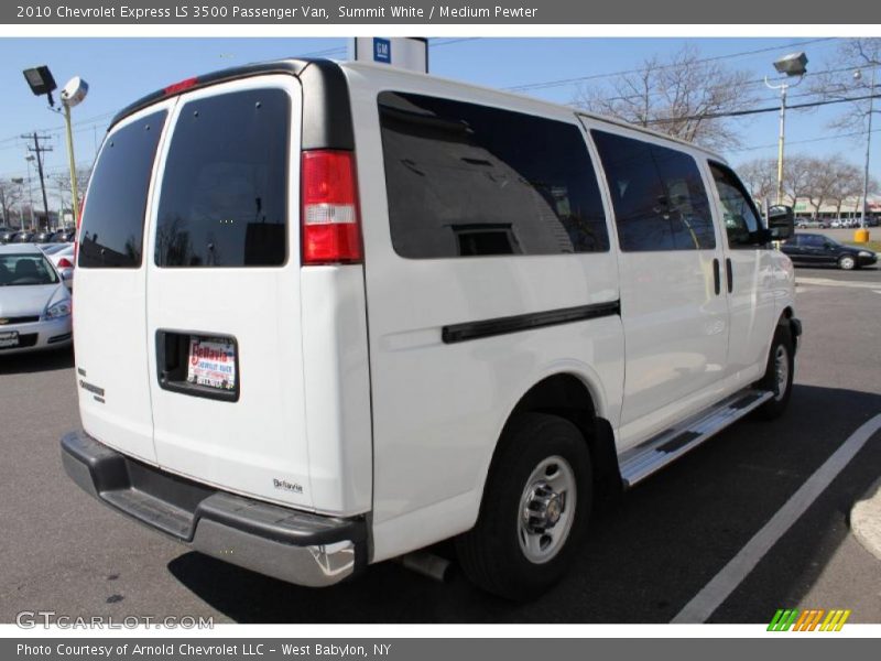 Summit White / Medium Pewter 2010 Chevrolet Express LS 3500 Passenger Van