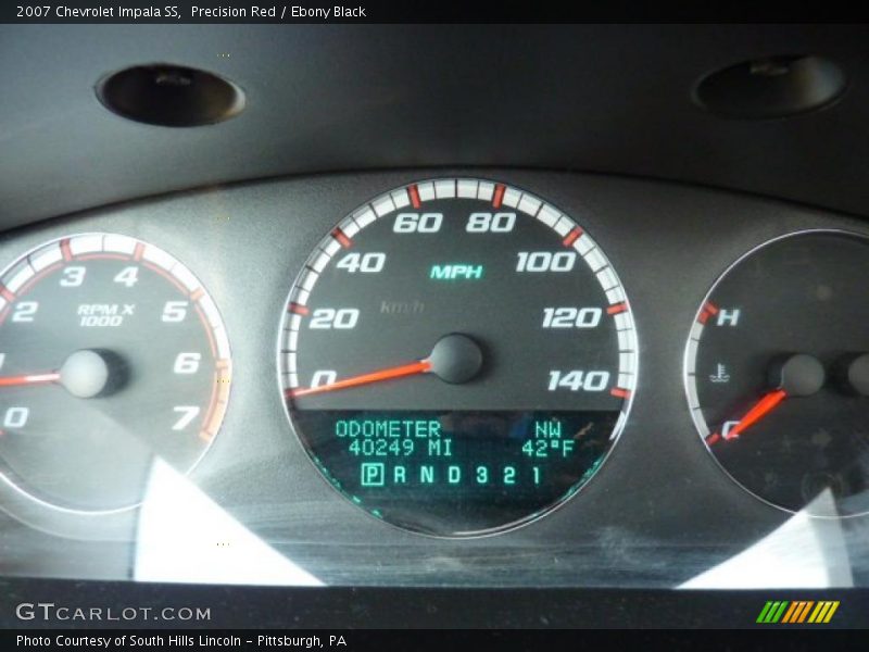 Precision Red / Ebony Black 2007 Chevrolet Impala SS