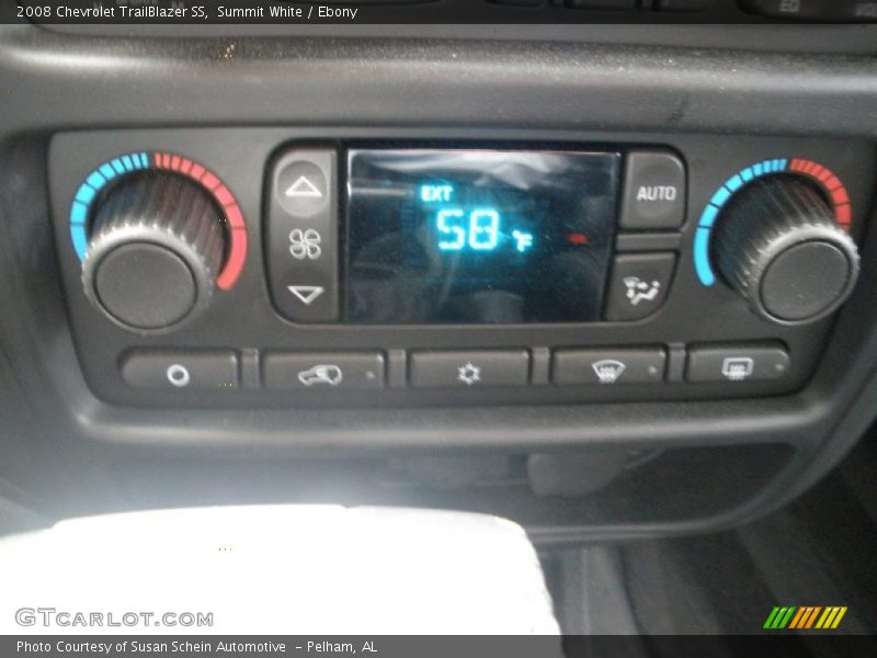 Summit White / Ebony 2008 Chevrolet TrailBlazer SS